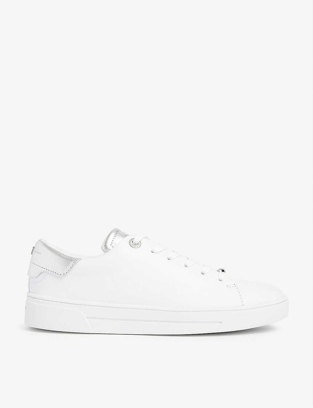 ted baker zenip leather trainers