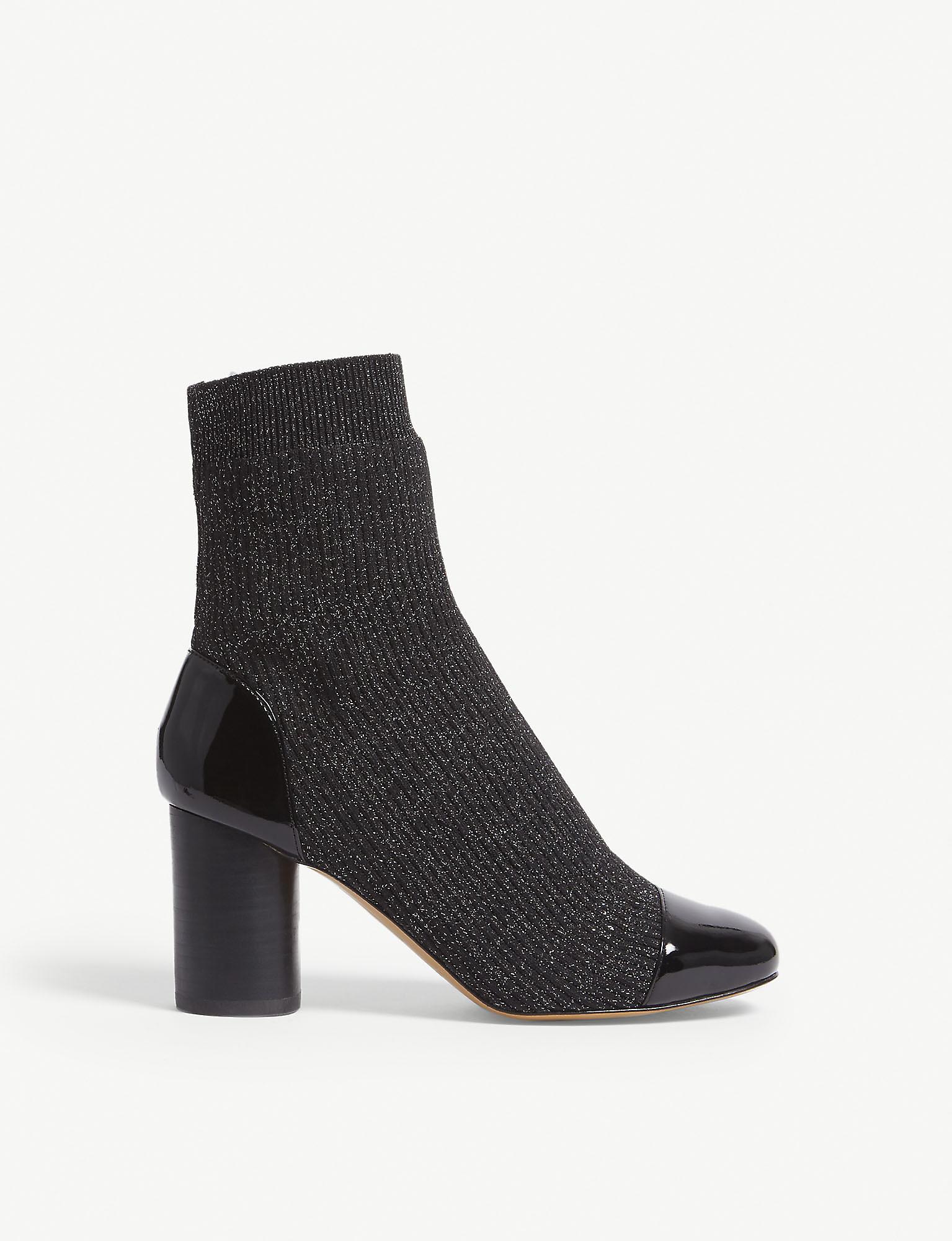 glitter sock booties