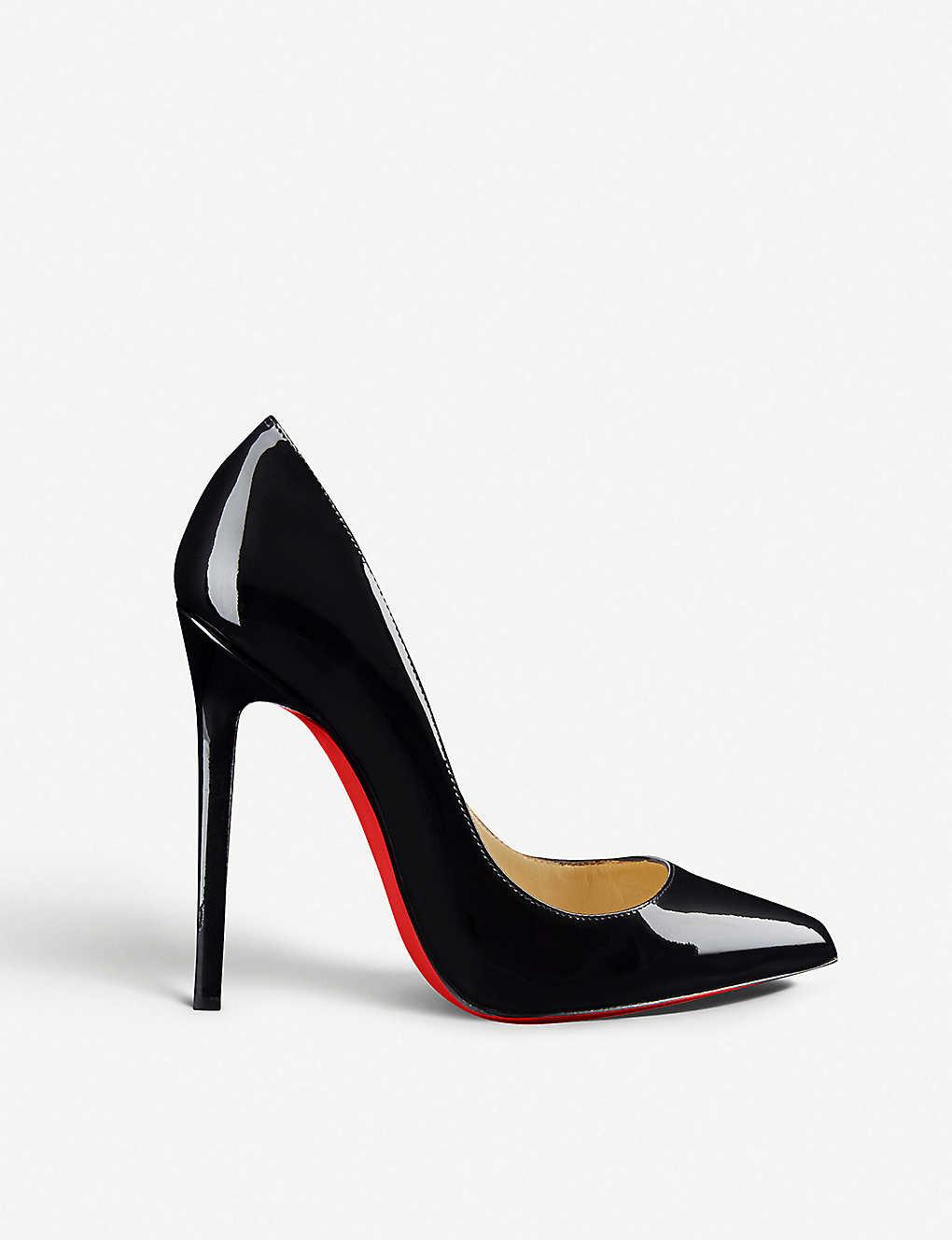 Christian Louboutin Leather Pigalle 120 Patent Calf in Black | Lyst