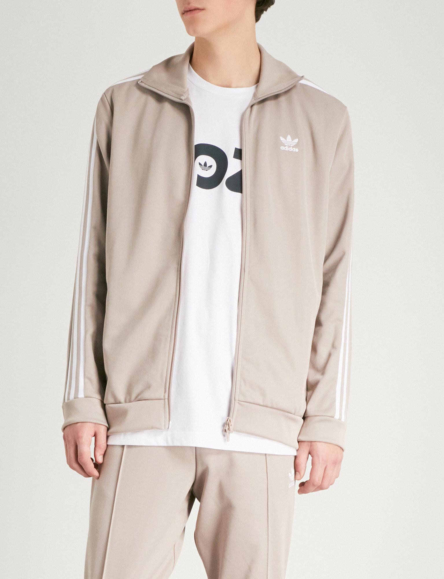 adidas jacket beige