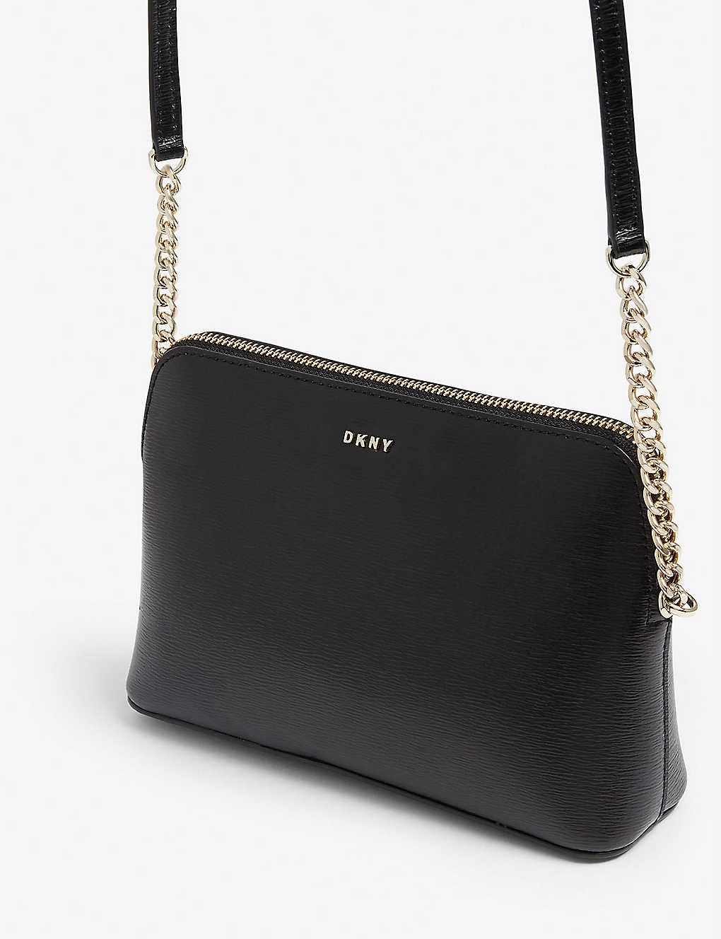 DKNY Bryant Saffiano Leather Crossbody Bag in Black Lyst