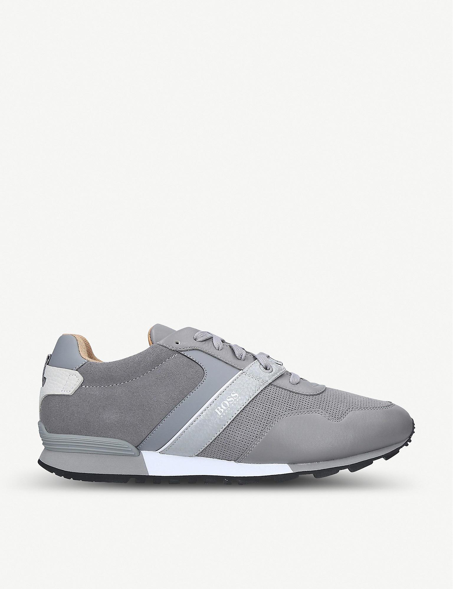 boss athleisure mesh parkour runner trainers