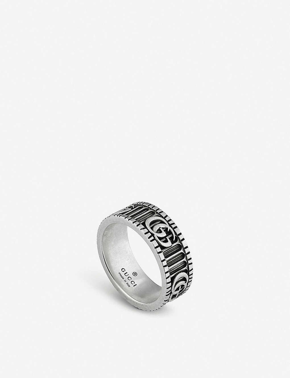 Gucci Gg Band Ring in Silver (Metallic) for Men Save - Lyst