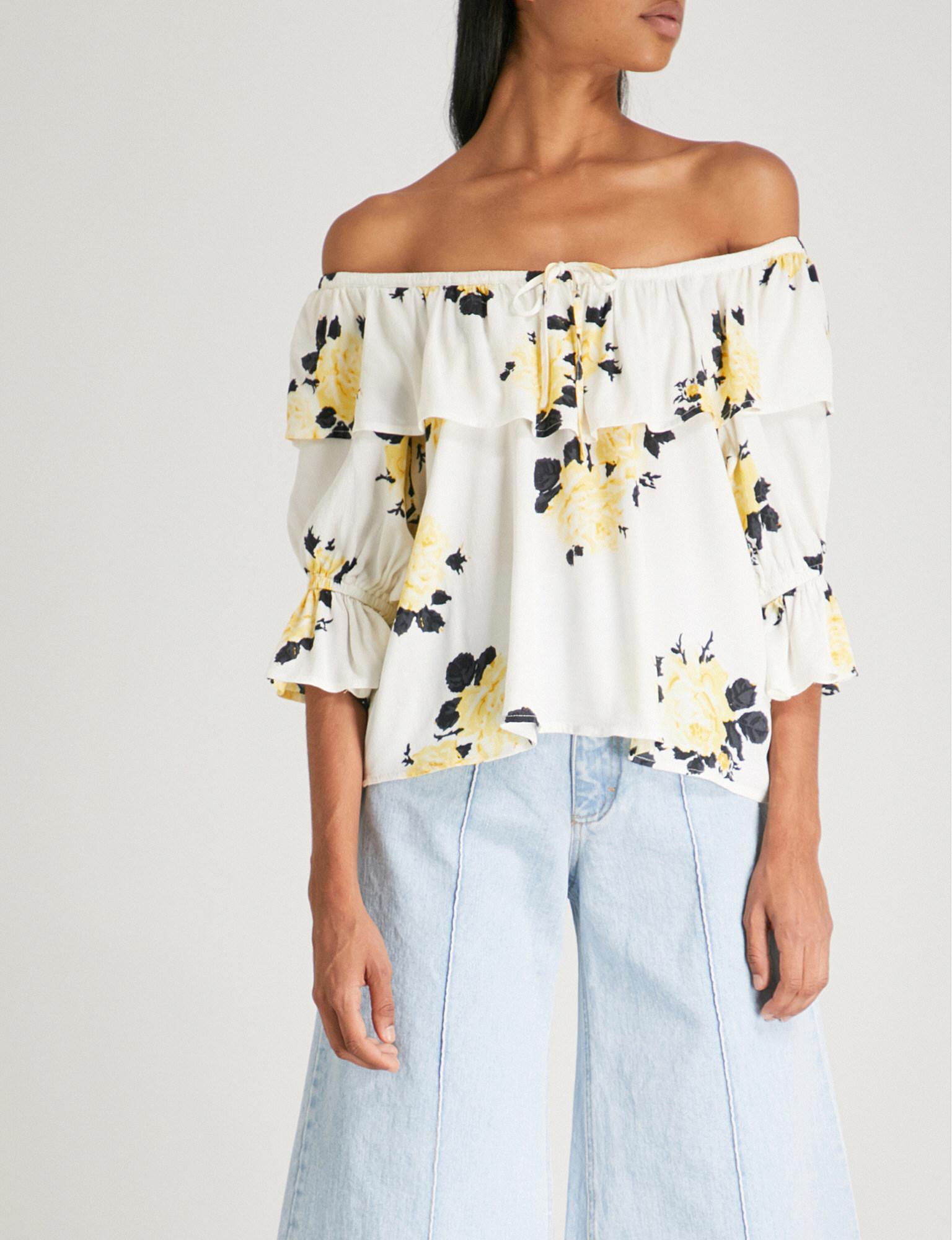 ganni silvery crepe shirt