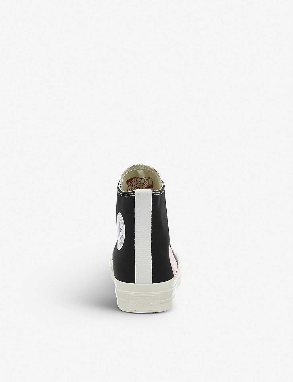 comme des garçons x nike cortez platform sneaker