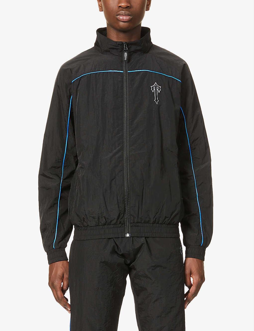 Trapstar Irongate Branded Shell Jacket in Black for Men | Lyst