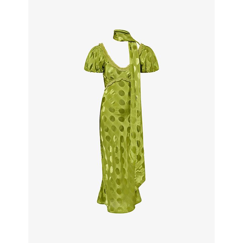 green sequin wedding dress Kids Sabrina Polka Dot Dress main image 1