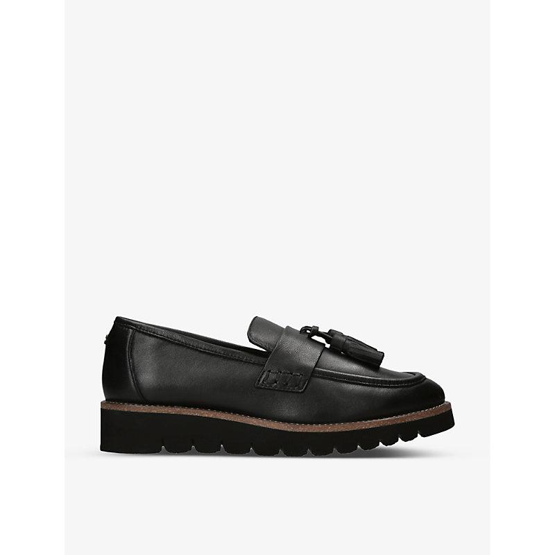 carvela magpie tassel loafers black