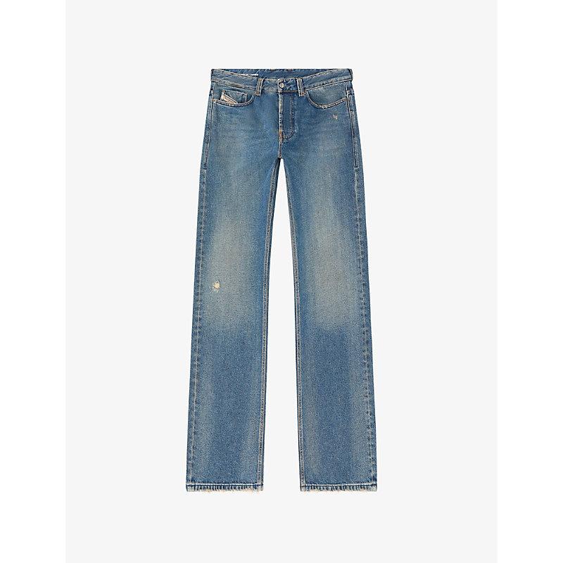 DIESEL 1980 D-Eeper 09J79 Relaxed-Fit Denim Jeans in Blue for Men