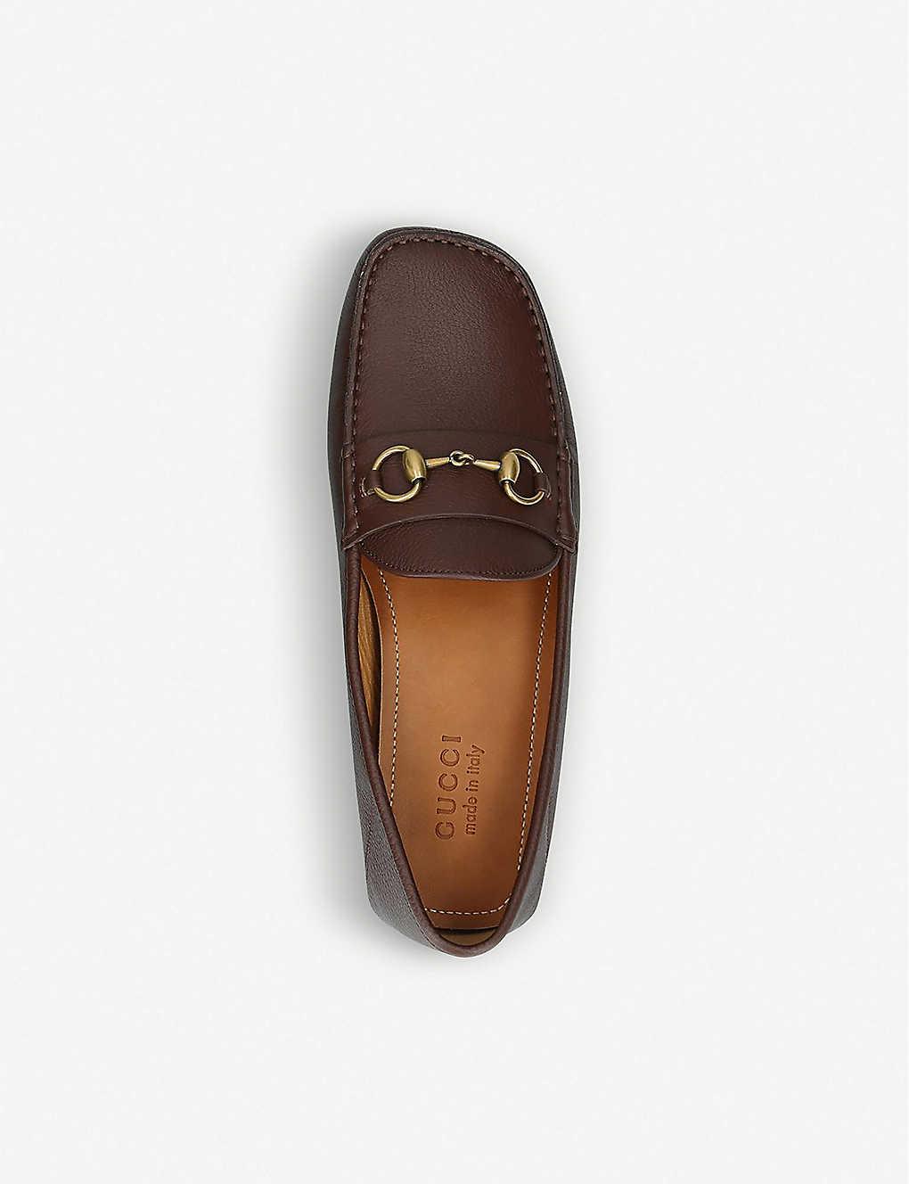 Gucci Fringed Leather Driving Shoes in 