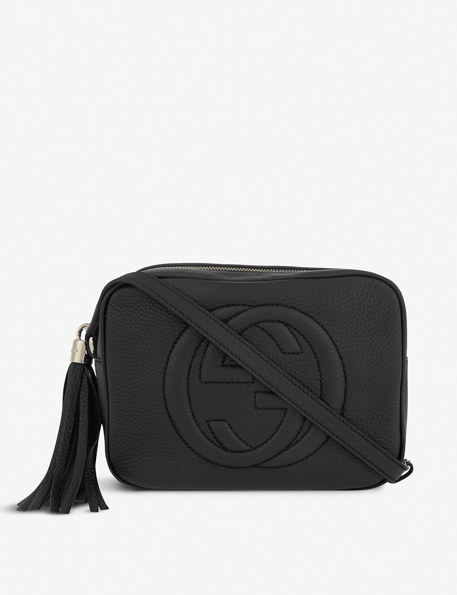 Gucci Soho Leather Cross-Body Bag in Nero (Black) - Save 19% - Lyst