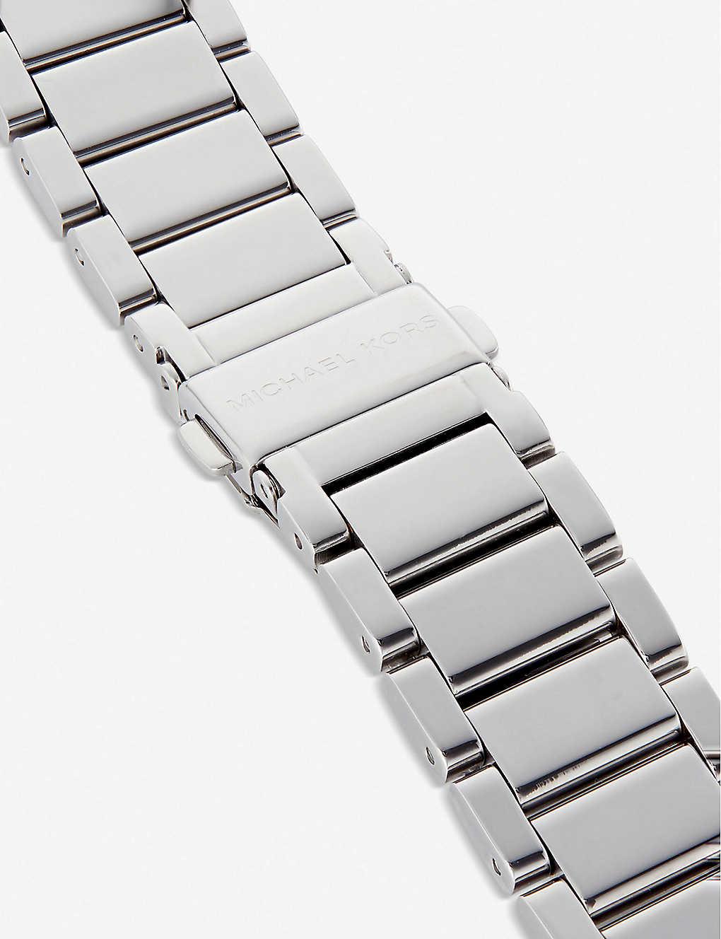 Michael Kors Mk5353 Parker Stainless Steel Watch in Black | Lyst