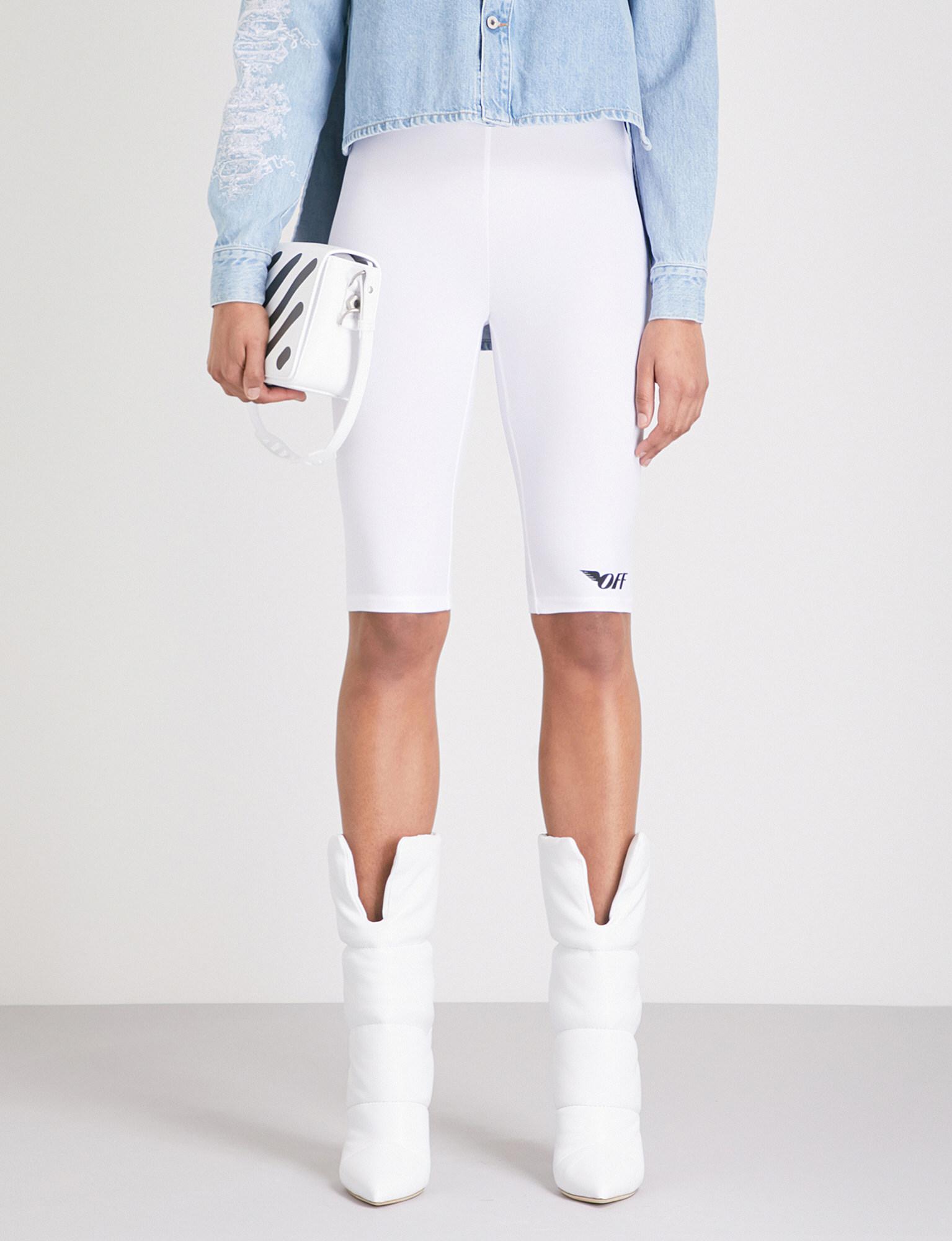 off white bike shorts
