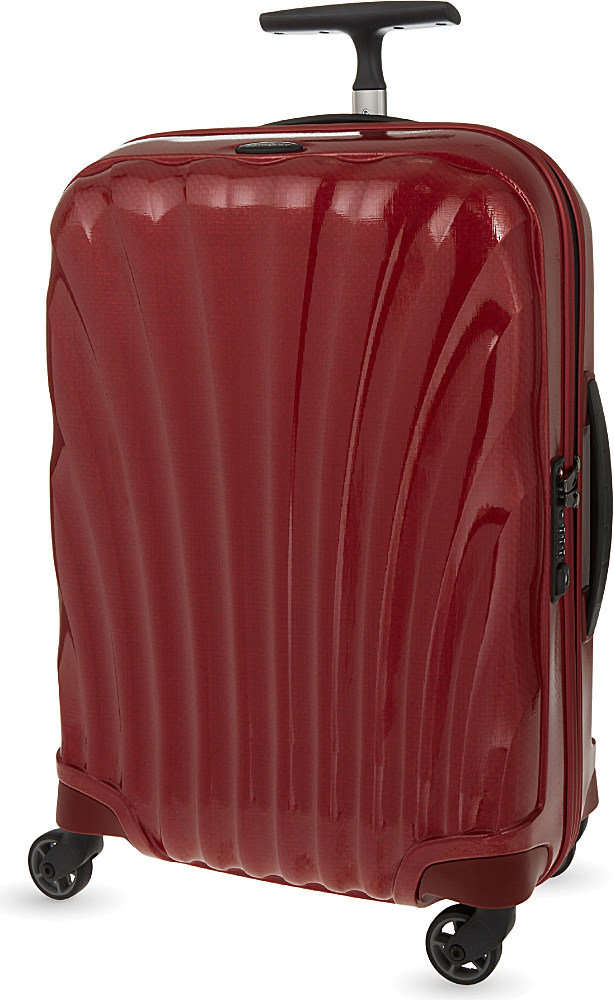 Samsonite Cosmolite Four-wheel Cabin Suitcase 55cm in Red - Lyst