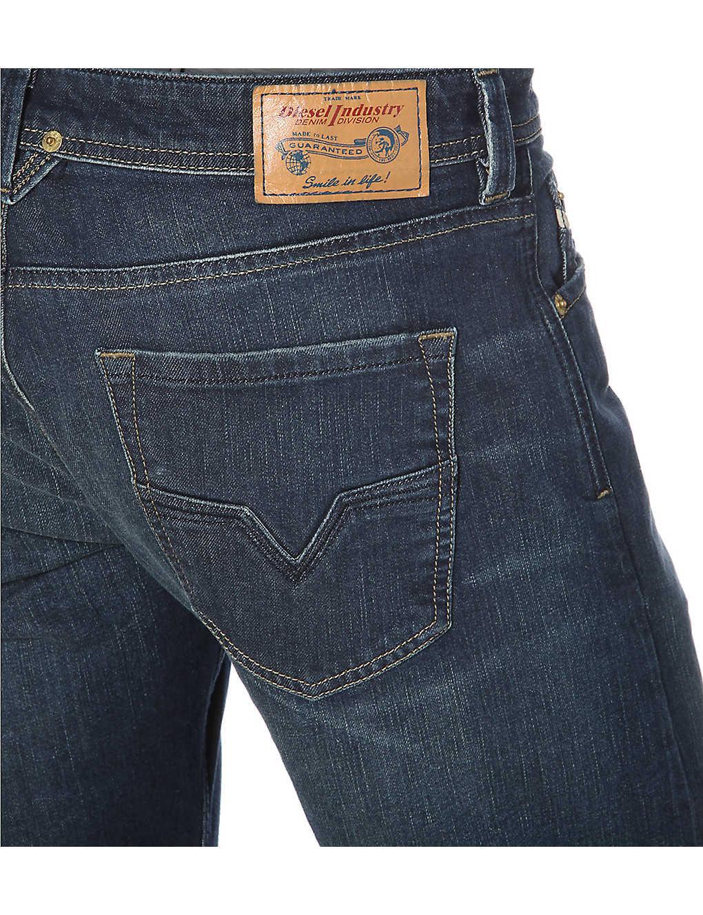 DIESEL Men's Blue Larkee 0853r Straight Jeans for Men | Lyst