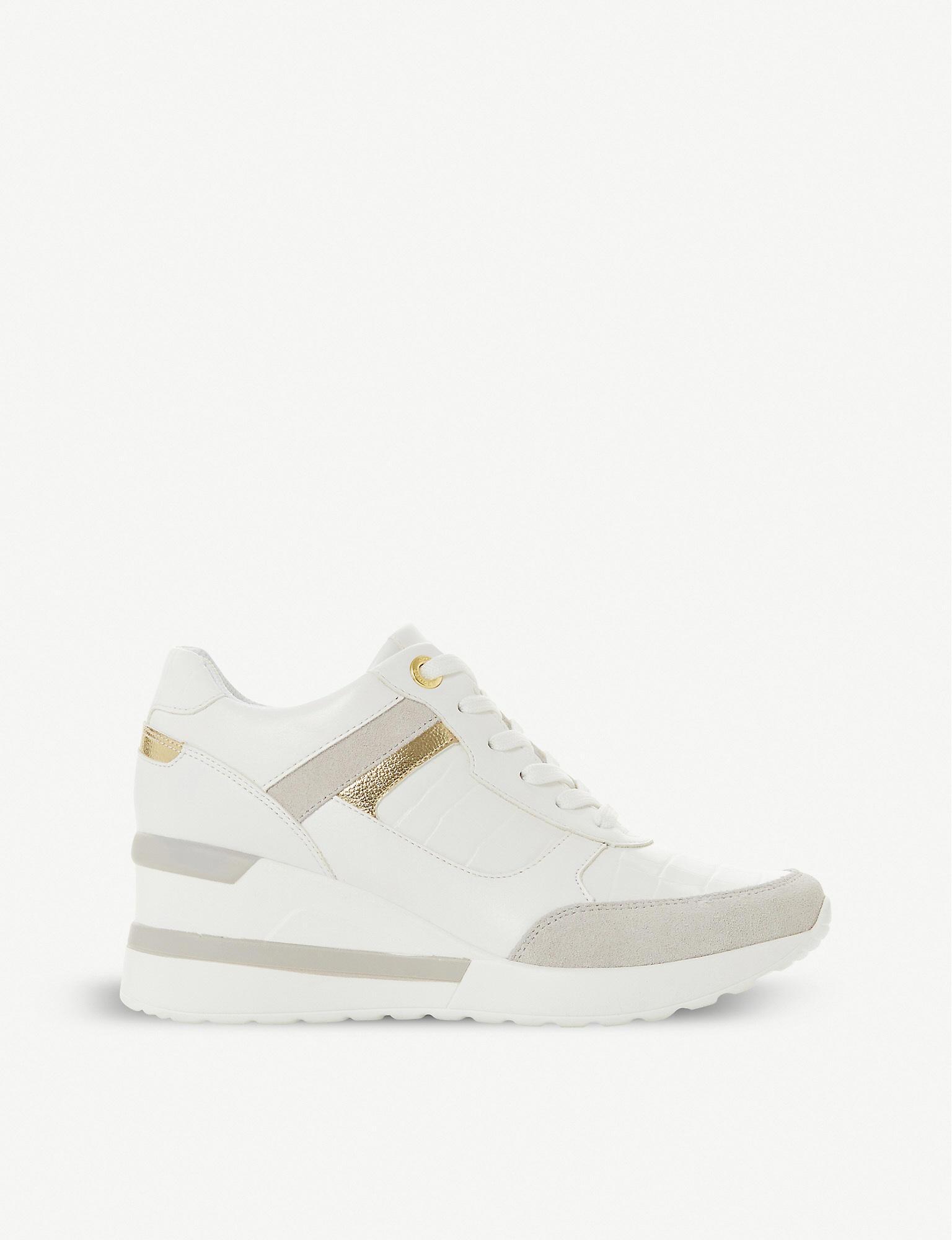 47 Ladies White Trainers Dune Images