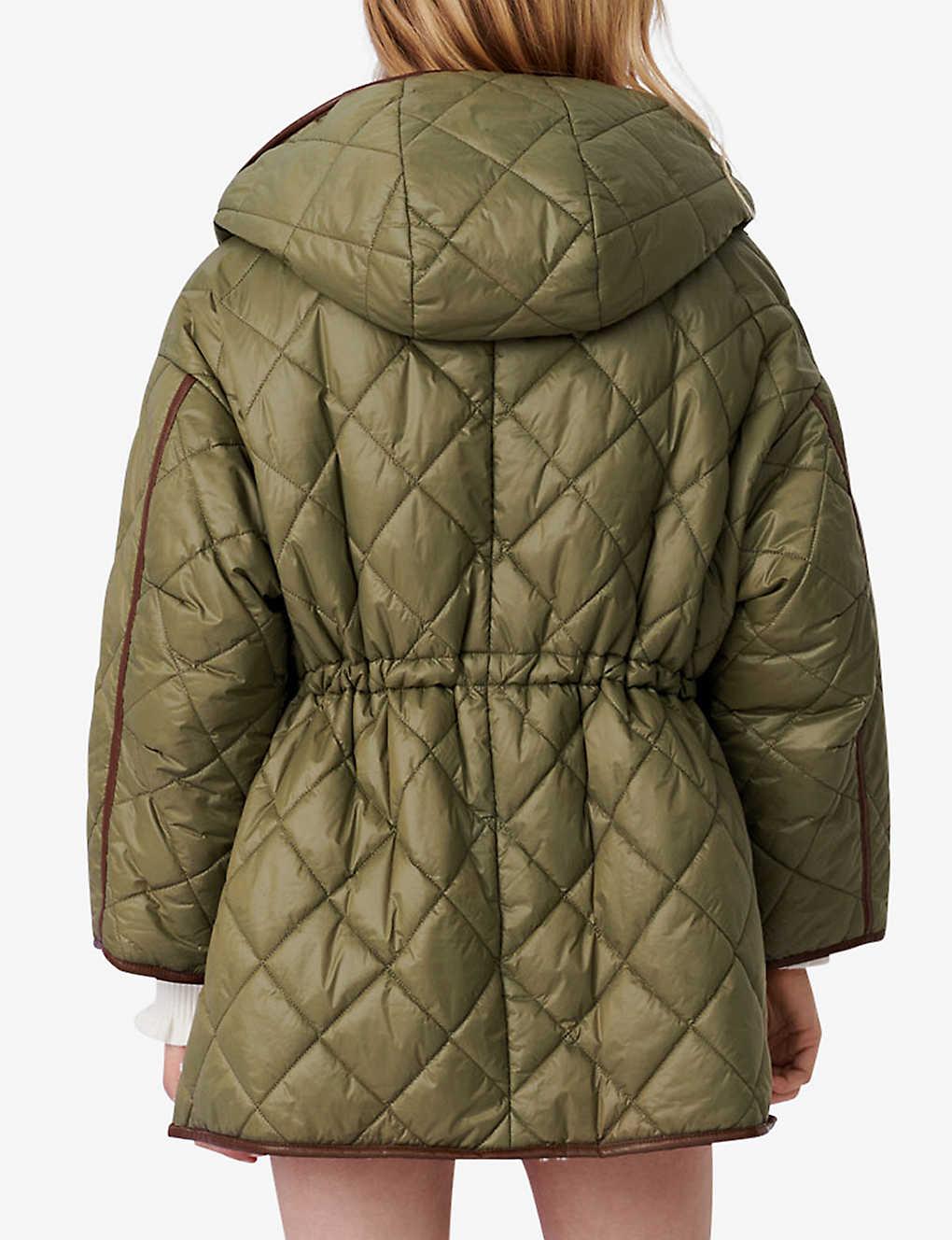 Burberry coleraine top quilted drawstring jacket