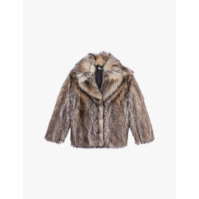 Kooples faux fur jacket hot sale