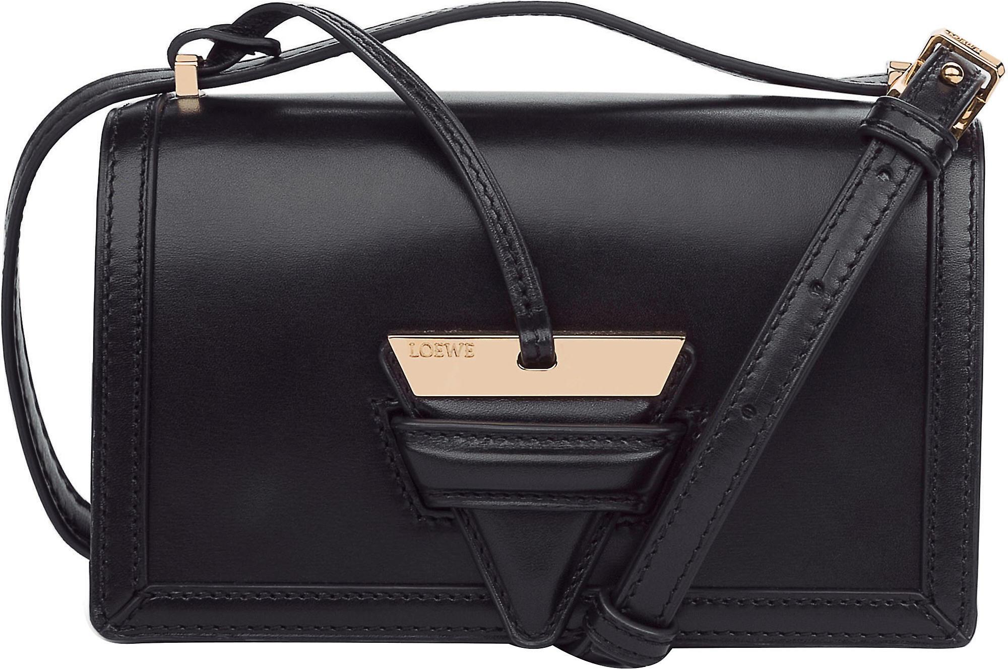 Loewe Leather Barcelona Bag in Black Save 63 Lyst