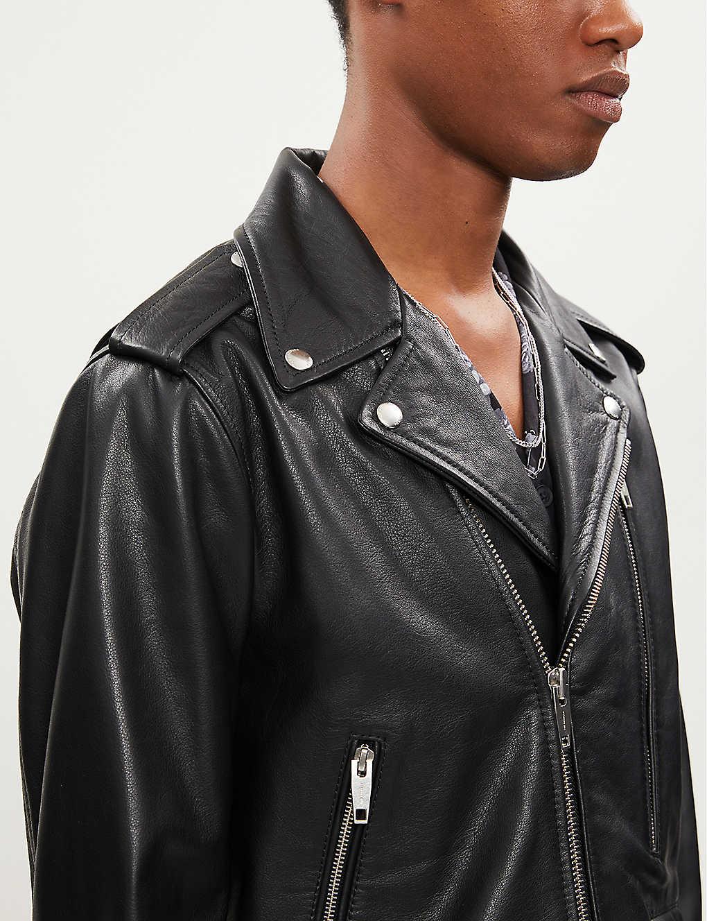 kooples leather jacket mens