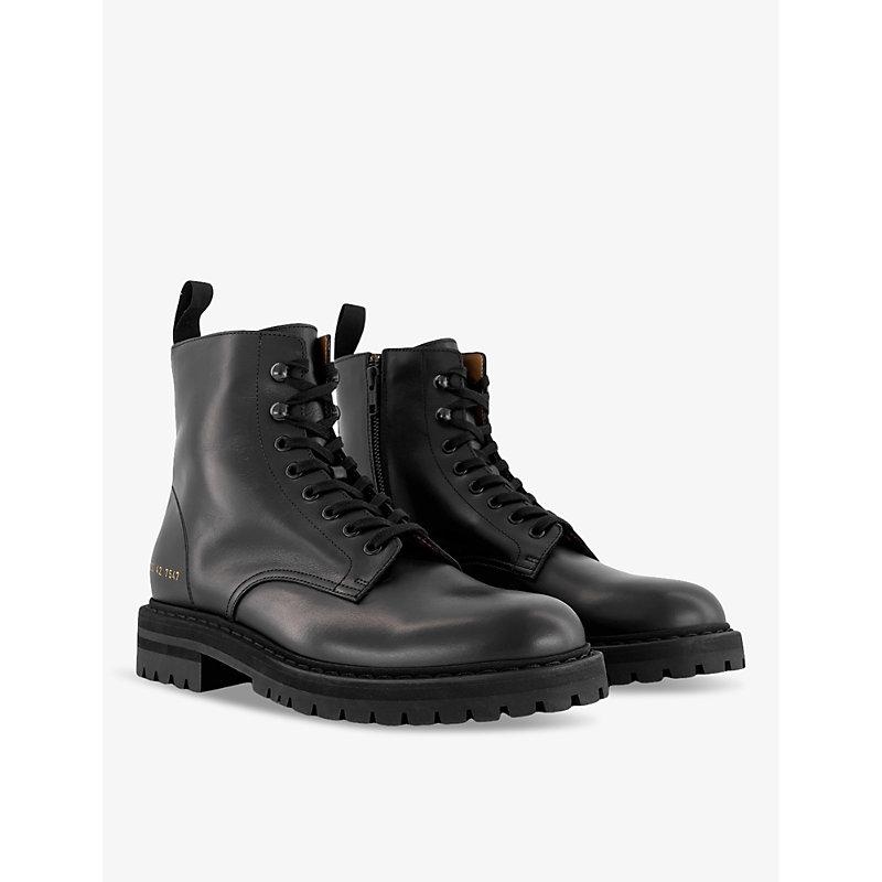 Common projects top mens combat boots