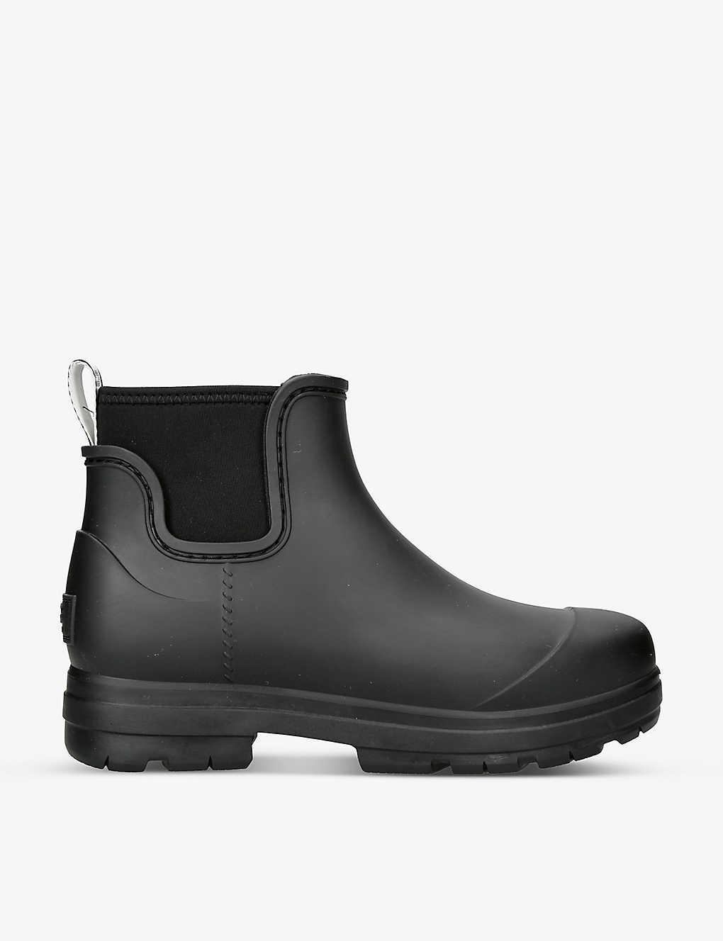 UGG Droplet Rubber Chelsea Boots in Black | Lyst