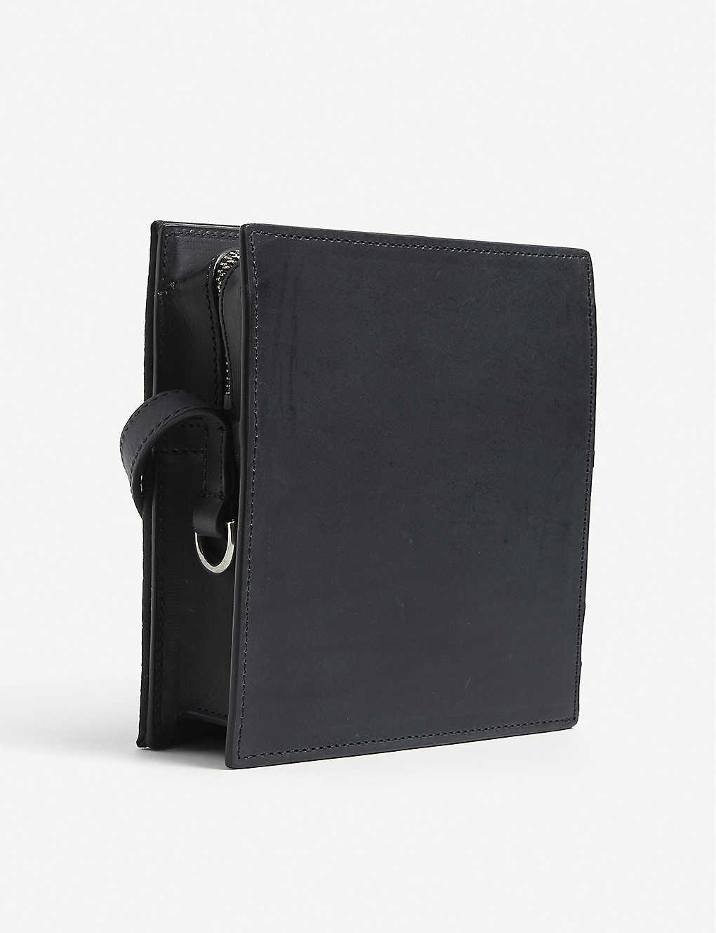 Jacquemus Le Carre Leather Crossbody Bag in Black for Men Lyst