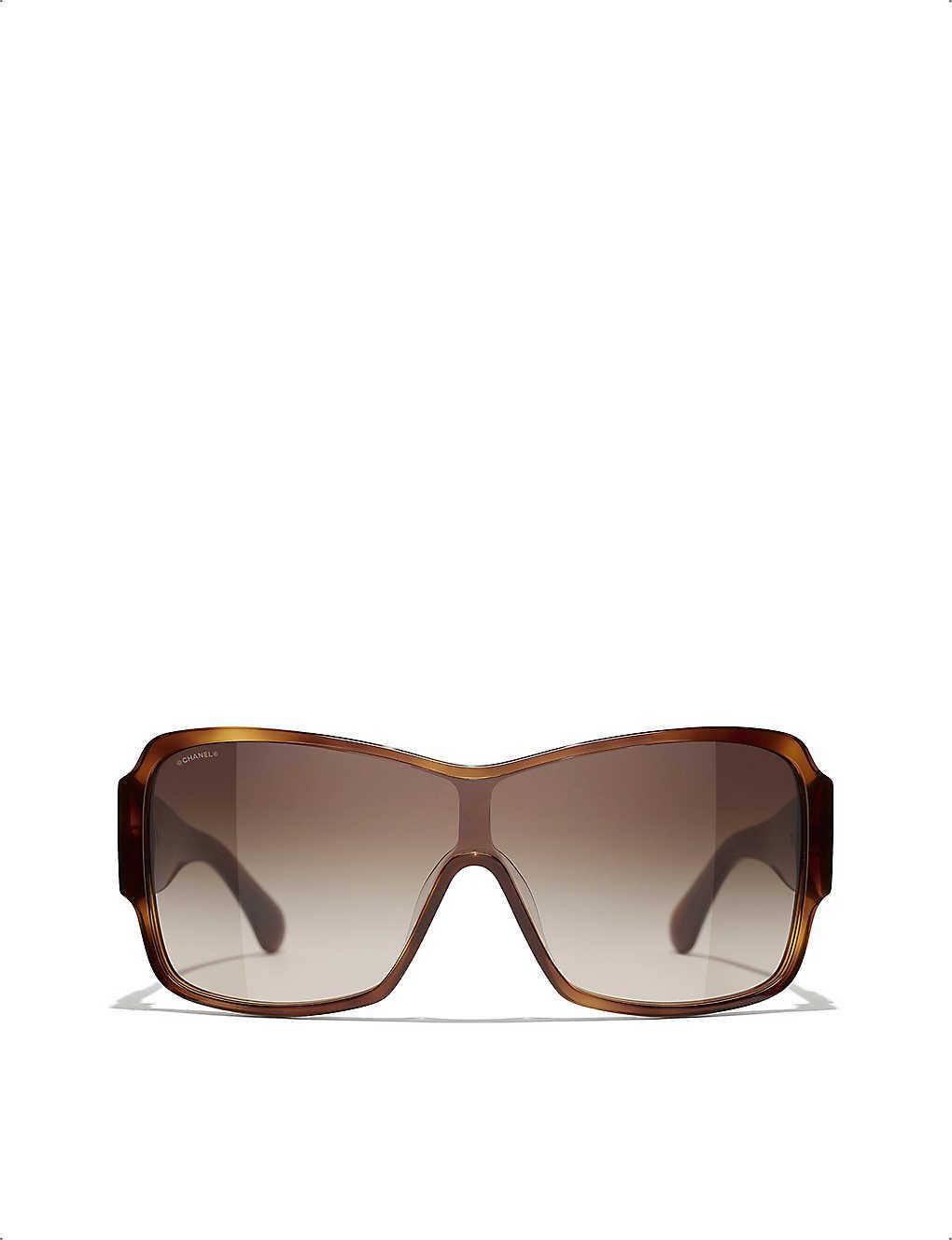 Sunglasses Square Sunglasses acetate  lambskin  Fashion  CHANEL