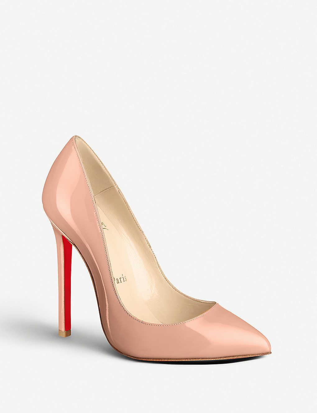 red bottom heels silver