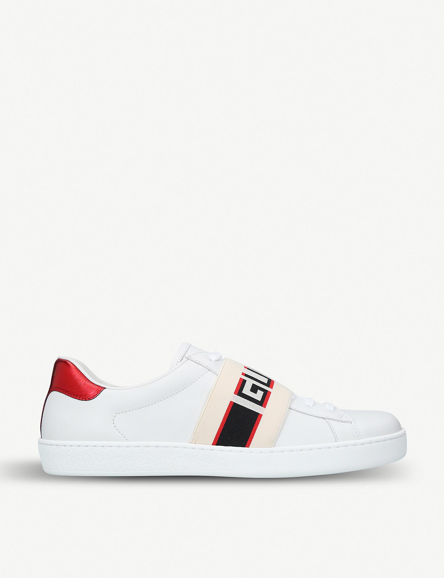 mens gucci shoes white