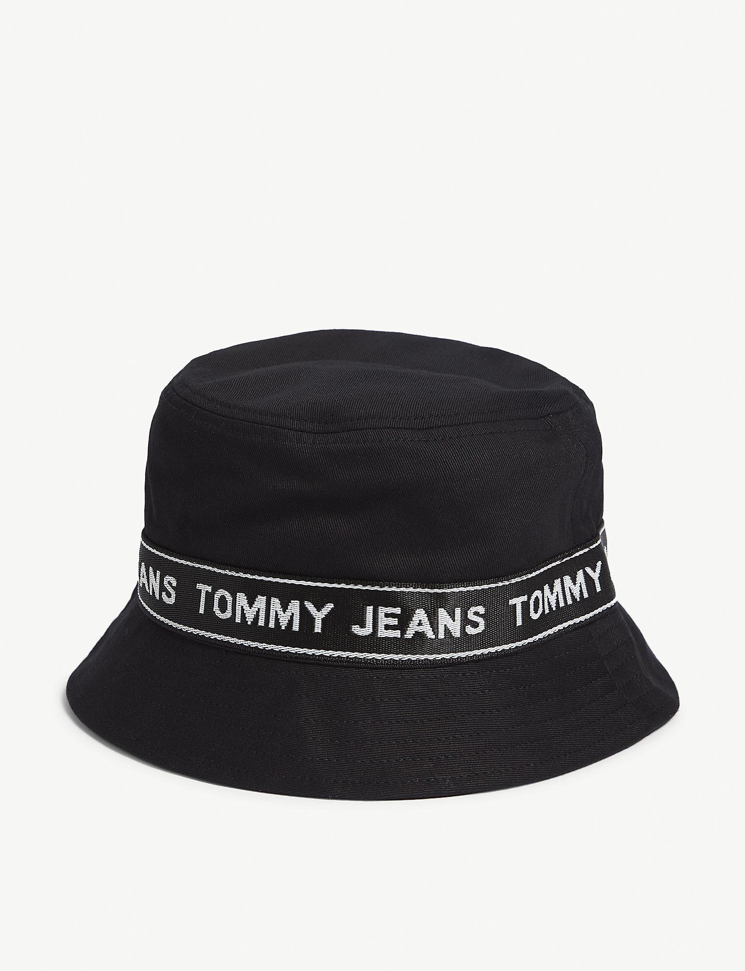 tommy jeans logo bucket hat