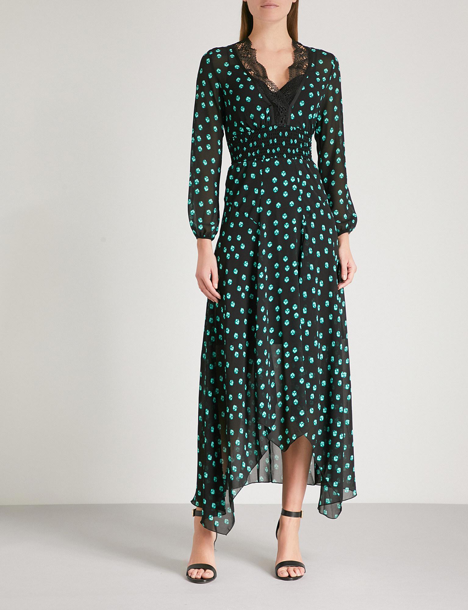 black and green dress