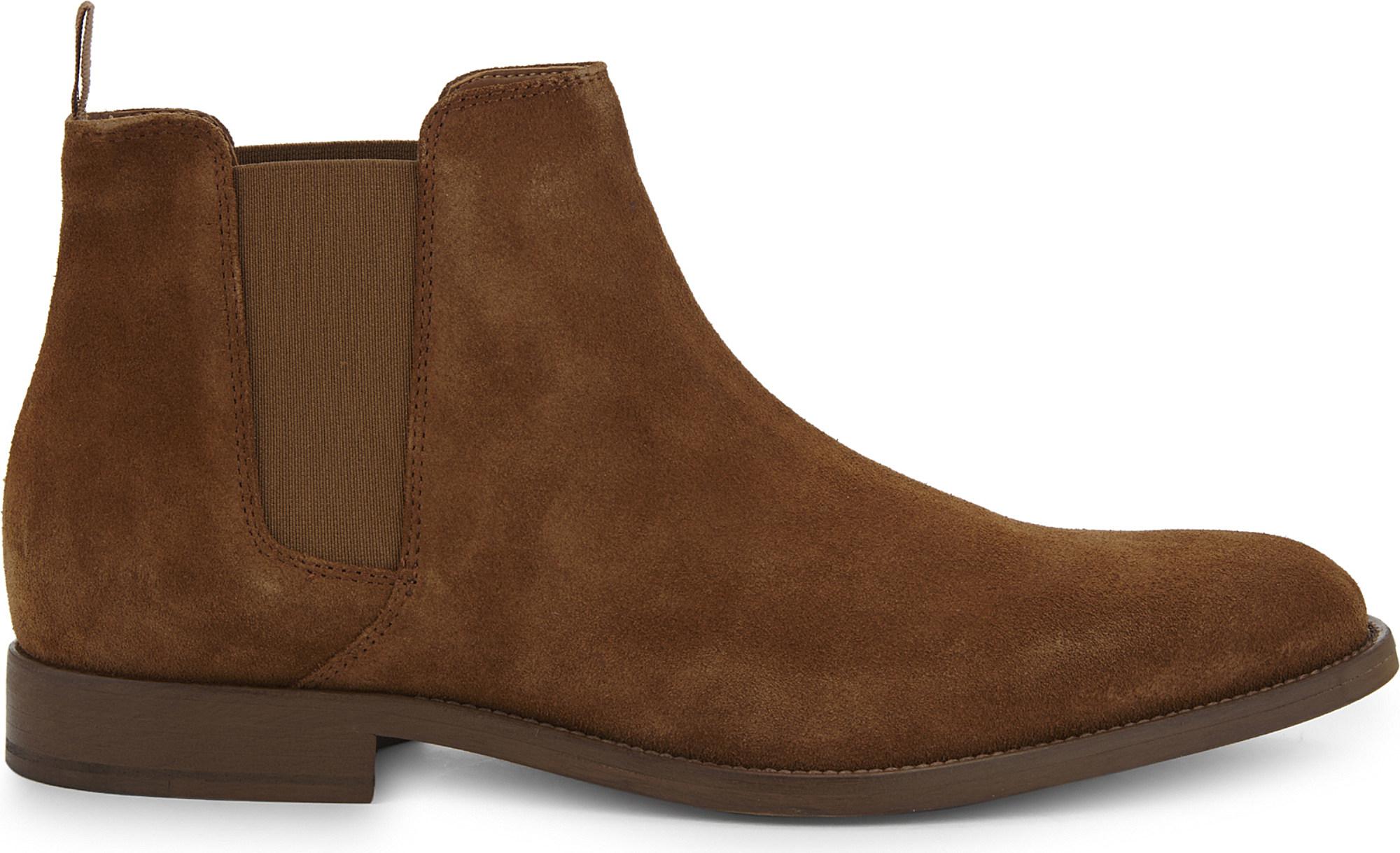 ALDO Vianellor Suede Chelsea Boots in Brown for Men Lyst