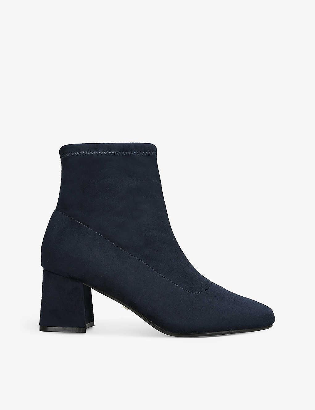 Carvela Kurt Geiger Quant Faux suede Ankle Boots in Blue Lyst