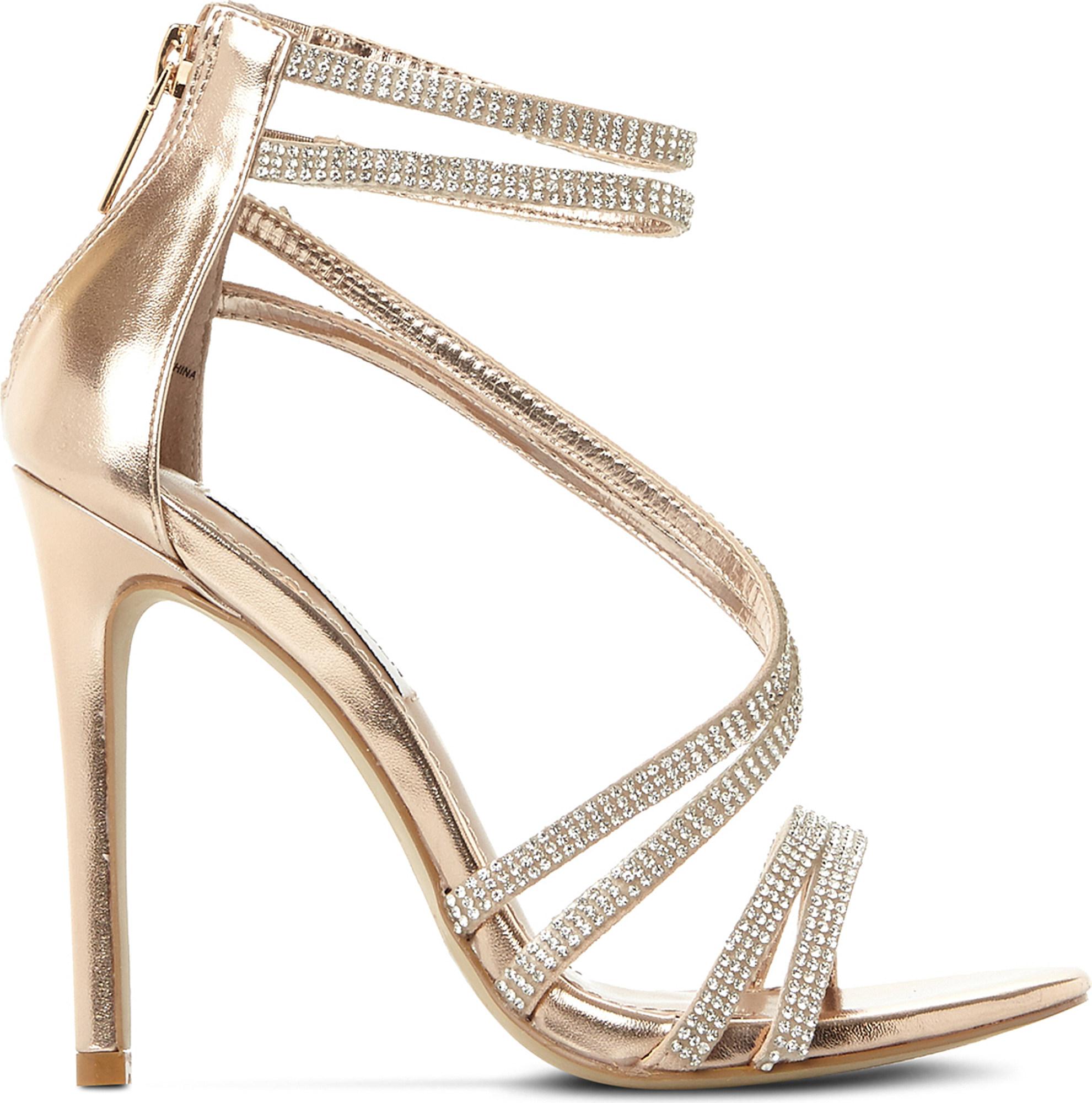 steve madden embellished heels