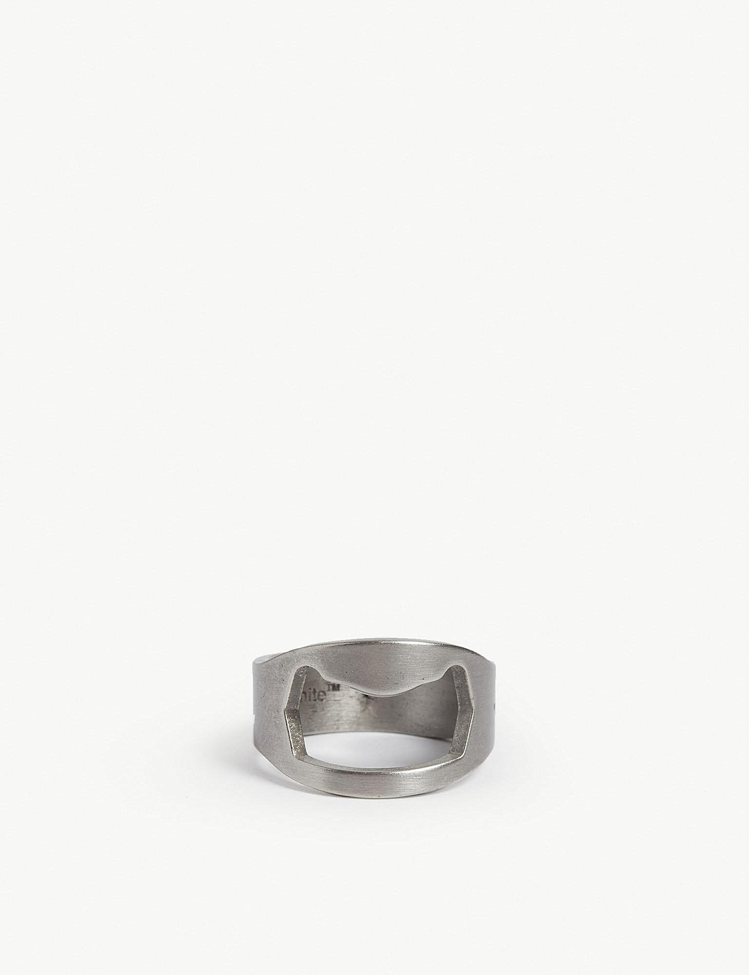 Off-White c/o Virgil Abloh Utility Ring in Silver (Metallic) for Men | Lyst