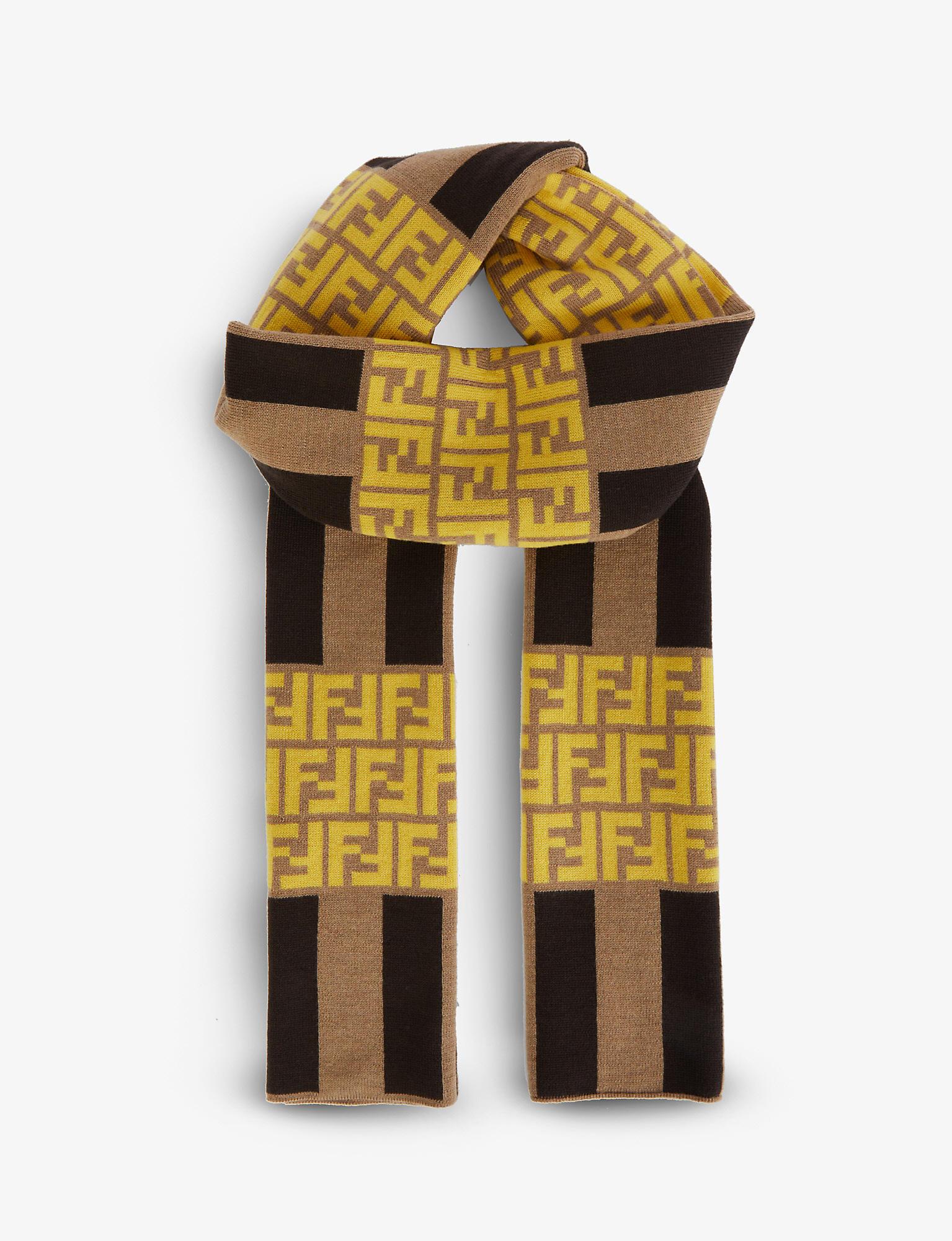 Fendi scarf yellow Clearance
