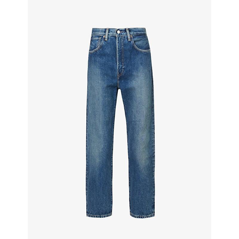 Levi's Barrel Tapered High-rise Jeans in Blue | Lyst