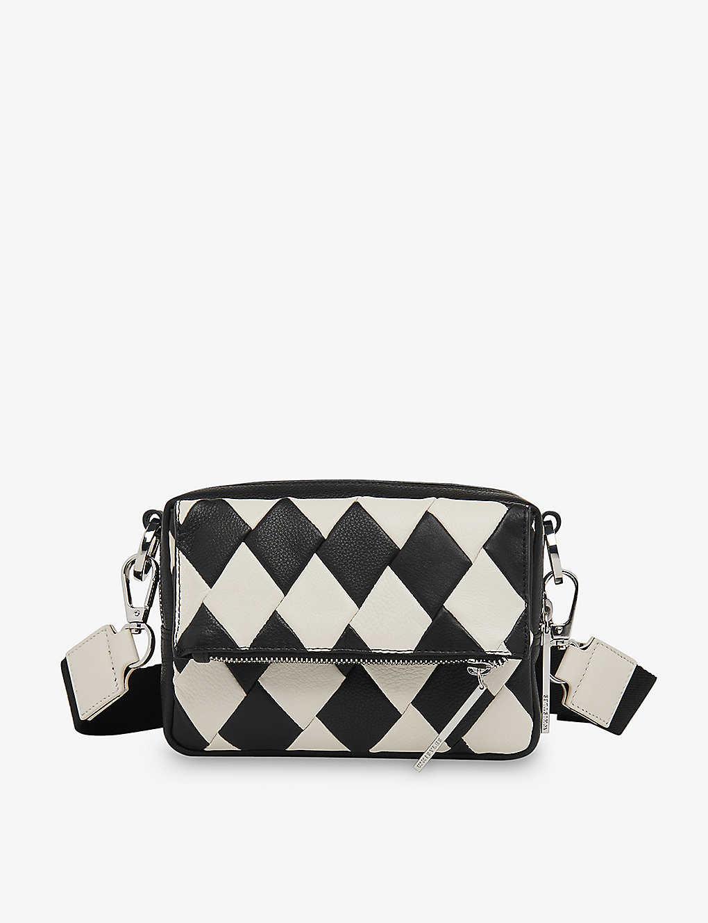 Whistles Limited Bibi Patchwork Leather Crossbody Bag in Black Lyst