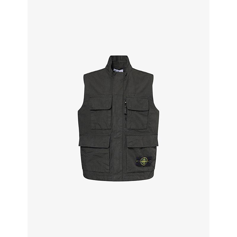 Brushed Cotton Chaleco Stone Island X Supreme Men's Stone Island Waistcoats  And Gilets Lyst UK