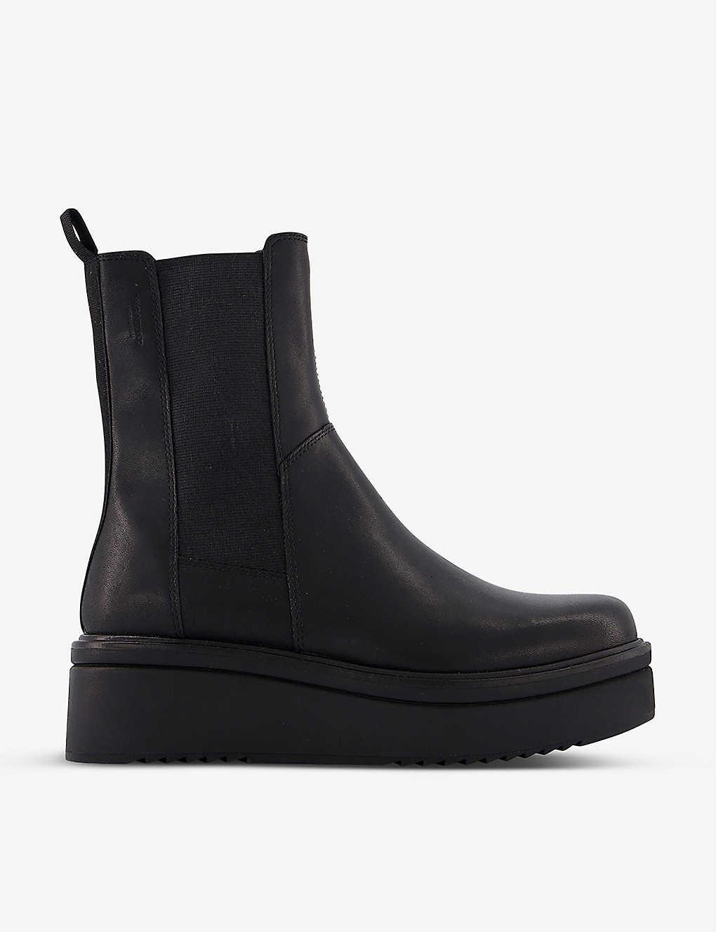 Vagabond Tara Leather Chelsea Boots in Black - Lyst