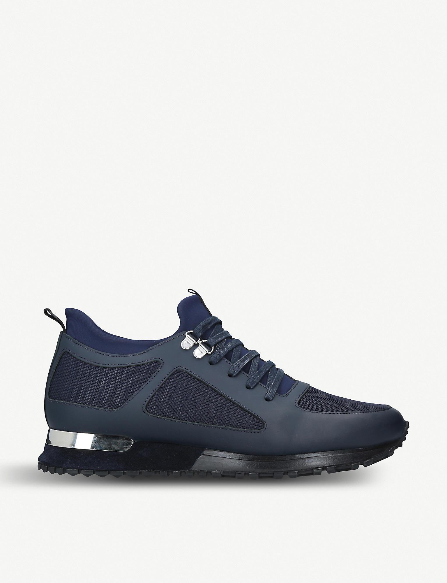 mallet diver leather and mesh trainers