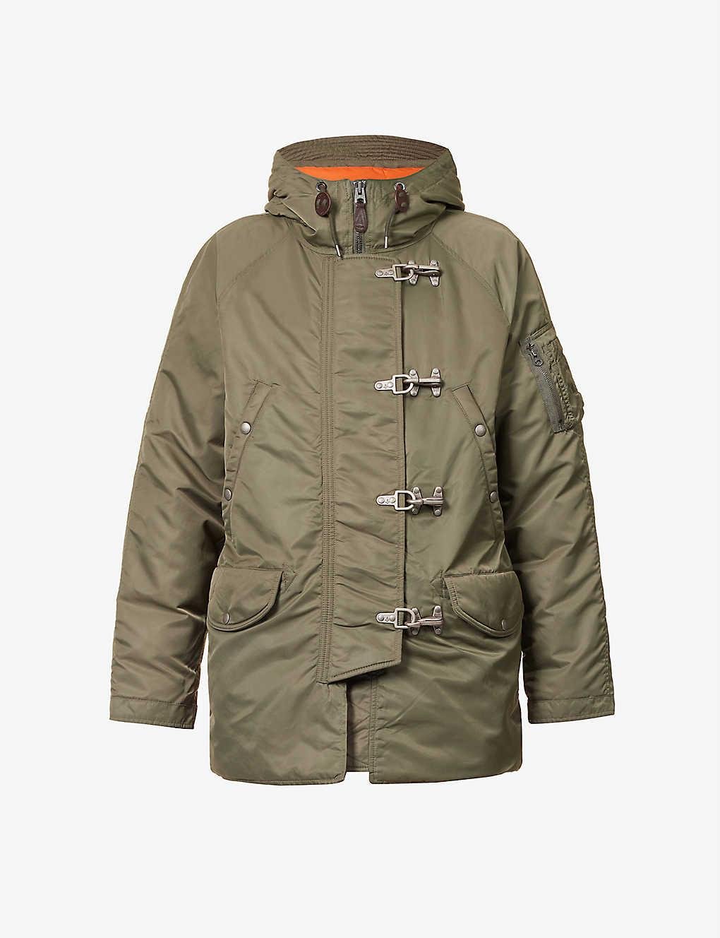 Polo Ralph Lauren Cortland Funnel Neck Shell Down Parka Jacket In Green