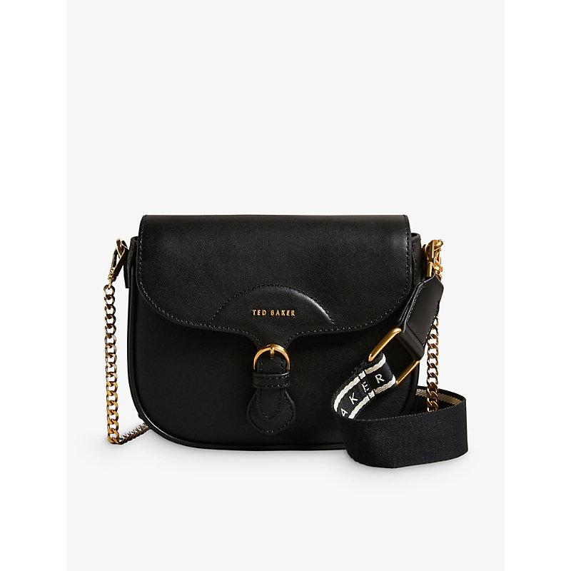Ted Baker Esia Leather Crossbody Bag in Black Lyst
