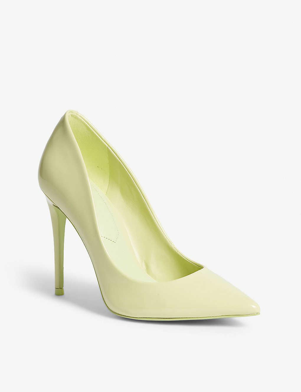 ALDO Leather Stessy Patent Courts in Light Green (Green) | Lyst