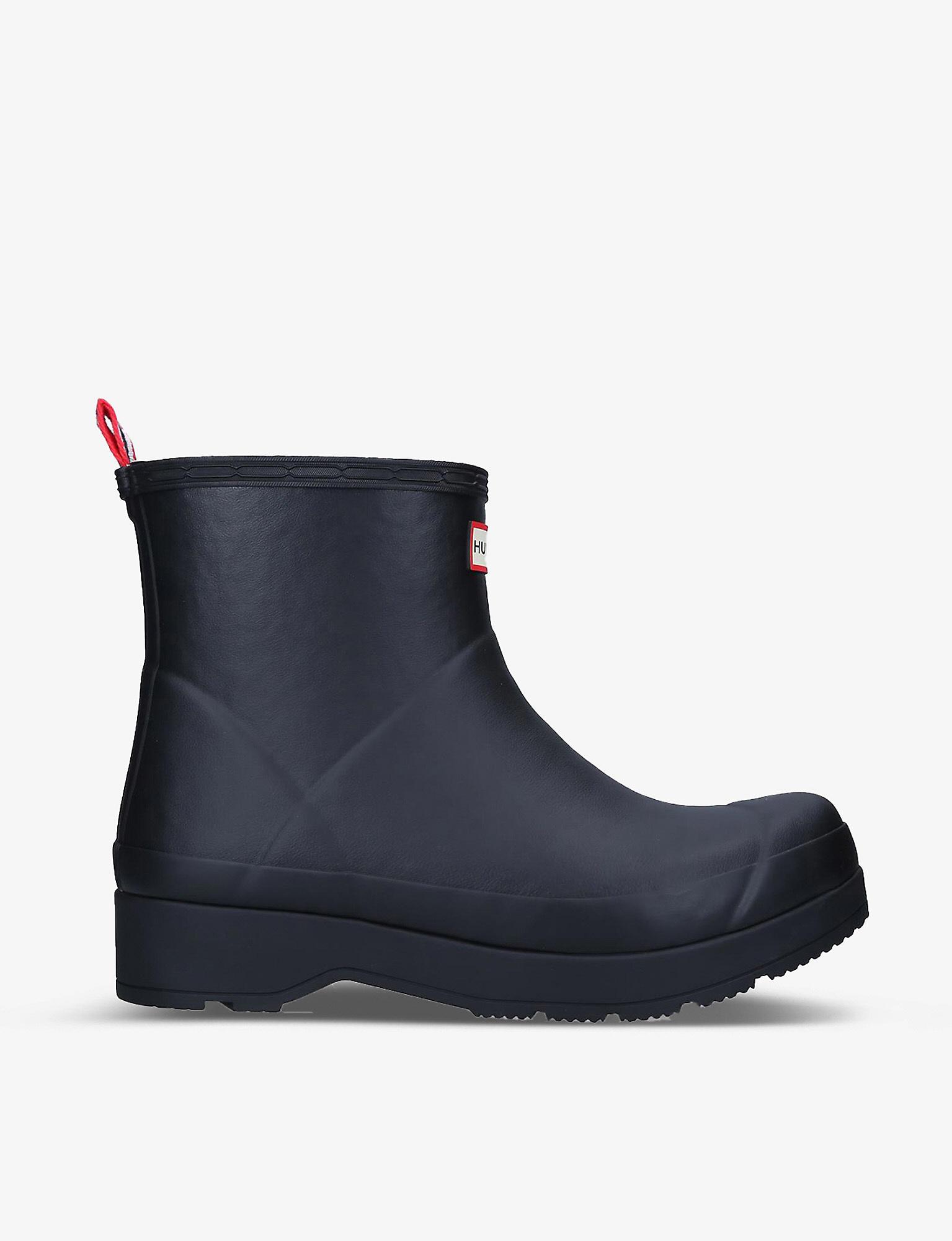 HUNTER Original Play Brand-patch Rubber Wellington Boots in Blue | Lyst
