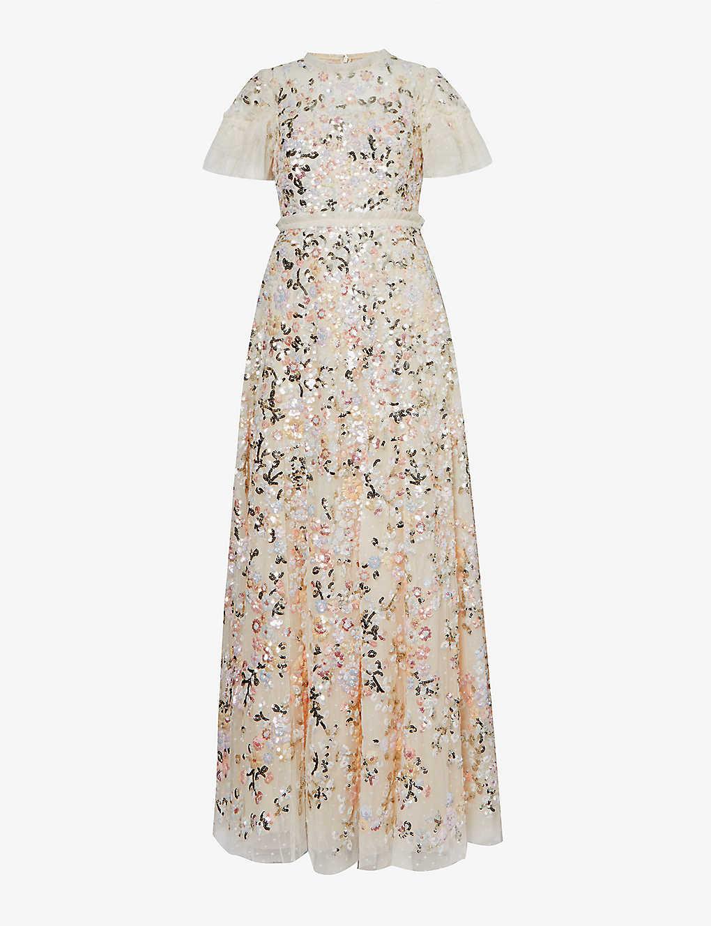 Garland floral gown needle and shop thread