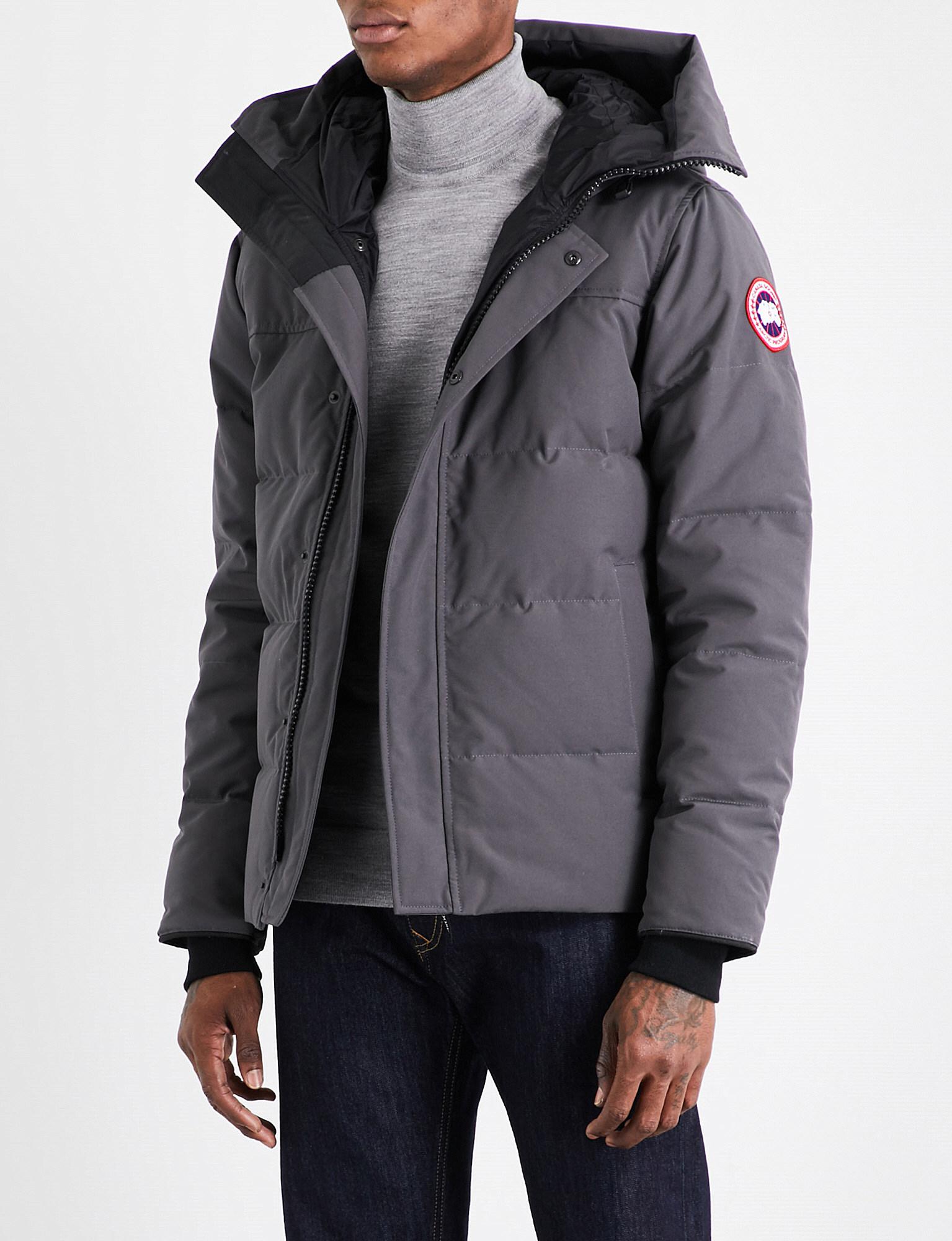 Canada Goose Goose Macmillan Quilted Shell Parka In Graphite Gray For Men Lyst