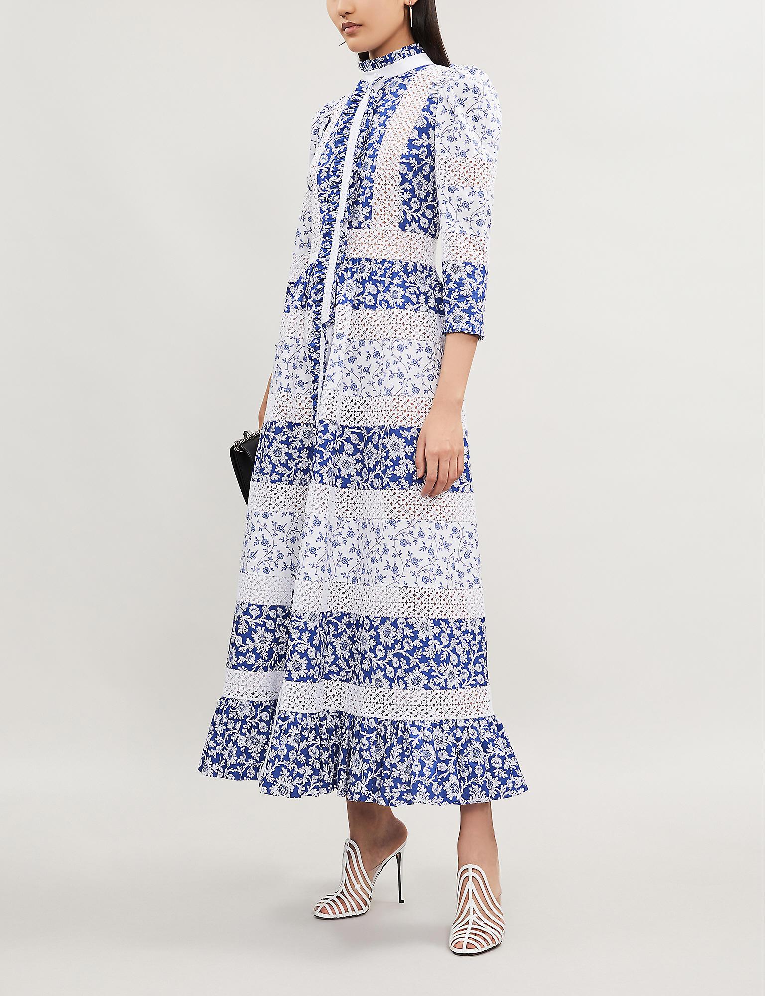 Women's Blue Printed Shirt Dress Women's Blue Printed Shirt Dress