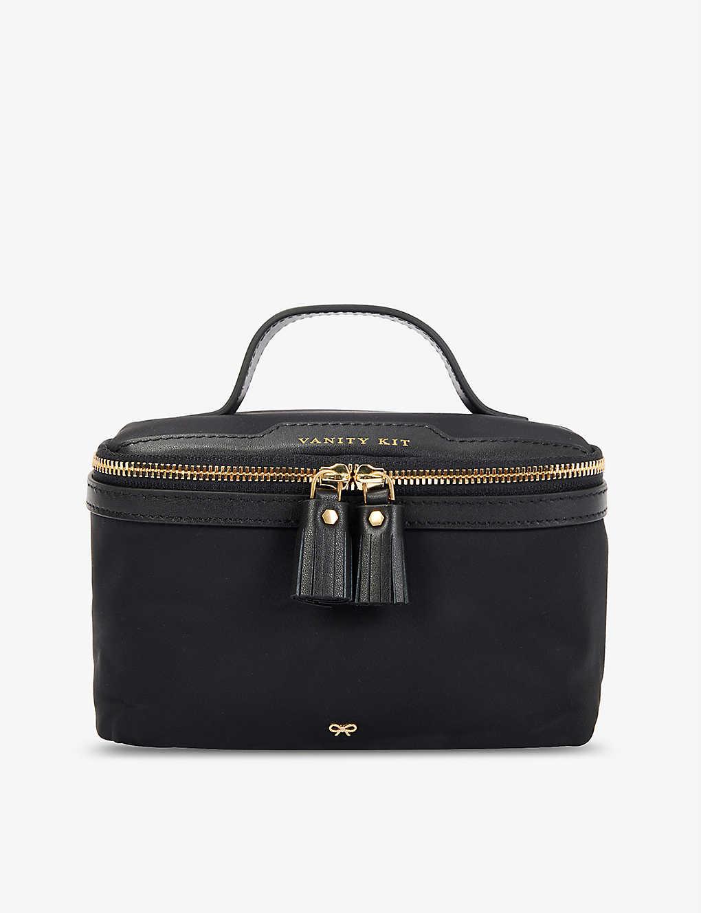 Anya Hindmarch Vanity Kit Recyclednylon Cosmetics Case in Black Lyst